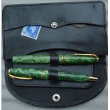 A modern Conway Stewart Dinkie pen and Ballpoint set in wallet (uninked) - 553/16