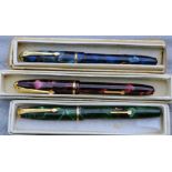 Three Conway Stewart dinky Fountain pens