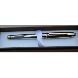 A Cross Townsend chrome Fountain pen