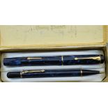 A Conway Stewart 476 Fountain pen and nippy pencil