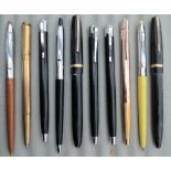 Various early Ballpoint pens including Miles Martin