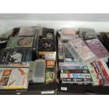 Two boxes of VHS video tapes including boxed sets