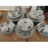 A Royal Worcester dinner service ' Evesham Vale'