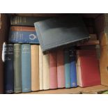 A box of political vintage volumes including The French Revolution etc