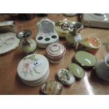 A selection of trinket boxes etc