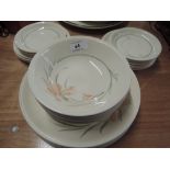 A part dinner service by Biltons