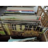 A selection of classical Lp records and childrens 45s