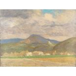 GEORGE THOMSON, NEAC (1860-1939) ITALIAN LANDSCAPE signed l.l.: George Thomson/1916, oil on board