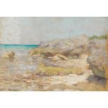 CARL VOORHEES (1871-1933) A PAIR OF SEASCAPES one signed l.l.: Voorhees, oil on paper or board