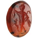 Carnelian with Pan Intaglio1st - 2nd century AD; ;