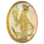 Carnelian with Fortuna Intaglio1st - 2nd century AD; ;