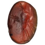 Carnelian with Bonus Eventus Intaglio1st - 2nd century AD; ;