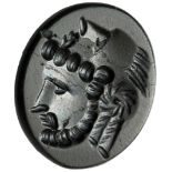 Onyx with Herakles head Intaglio1st - 2nd century AD; ;