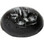 Black glass with griffon Intaglio3rd - 1st century BC; ;