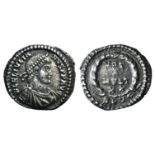 Julian II (360-363). AR Siliqua (18mm, 1.94g, 12h). Lugdunum. Pearl-diademed, draped and cuirassed