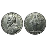 Papal, Clemente X (1670-1676). Silvered Medal 1670 (32mm, 18.9g, 11h), opus Alberto Hamerani. Bust