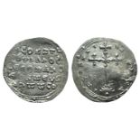 Constantine VII and Romanus I (913-959). AR Miliaresion (23mm, 2.47g, 12h). Constantinople. Cross-