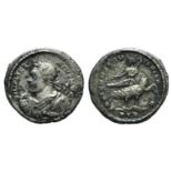 Licinius I (308-324). BI Siliqua or Argenteus (18mm, 3.09g, 12h). Treveri, 309-313. Laureate, draped