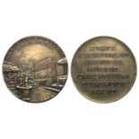 Vatican, Pontificia Accademia delle Scienze. Æ struck Medal 1961 (69mm). View of the Academy. R/