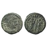 Constans (337-350). Æ (14mm, 1.79g, 12h). Siscia, 347-8. Rosette-diademed, draped and cuirassed bust