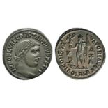 Constantine I (307/310-337). Æ Follis (20mm, 3.35g, 6h). Alexandria, 316-7. Laureate head r. R/