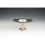 AN EDWARDIAN SCOTTISH SILVER TAZZA, Edinburgh 1908, mark of Brook & Son, of circular form with