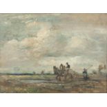 ENGLISH SCHOOL (EARLY 20TH CENTURY)Ploughing SceneOil on board, a pair, 29 x 38cm (2)