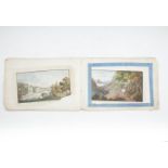 CHINESE SCHOOL (19TH CENTURY)A set of nine gouache paintings depicting various landscapes and
