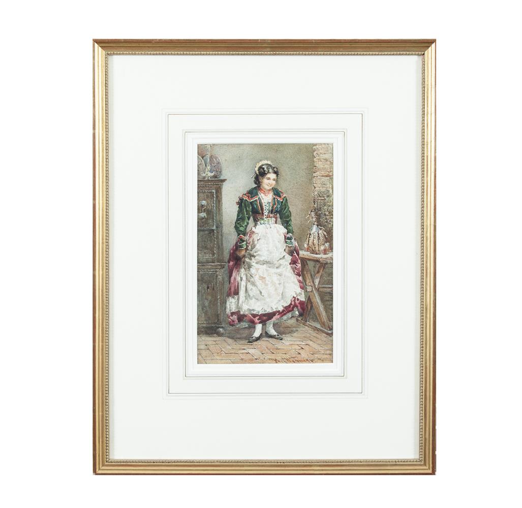 R. WERNIERTrasterverína (Roman Costume)Watercolour, 24 x 15cmSigned - Image 3 of 3