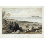 NEWMAN & CO., LONDONDublin Bay and Kingstown Harbour from Killiney QuarriesLithograph, 27 x