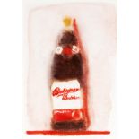Neil Shawcross RHA RUA (b.1940)Budweiser Budvar BottleWatercolour, 69 x 47cm (27 x 18½)Signed and