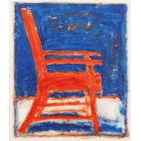 Neil Shawcross RHA RUA (b.1940)The Red ChairWatercolour, 89 x 76cm (35 x 30'')Signed and dated 1998