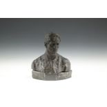 Jerome Connor (1874-1943)Bust of a PikemanBronze on Slate base, 24.5cm high (9¾)Signed