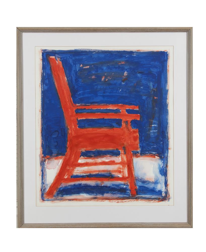 Neil Shawcross RHA RUA (b.1940)The Red ChairWatercolour, 89 x 76cm (35 x 30'')Signed and dated 1998 - Image 2 of 2