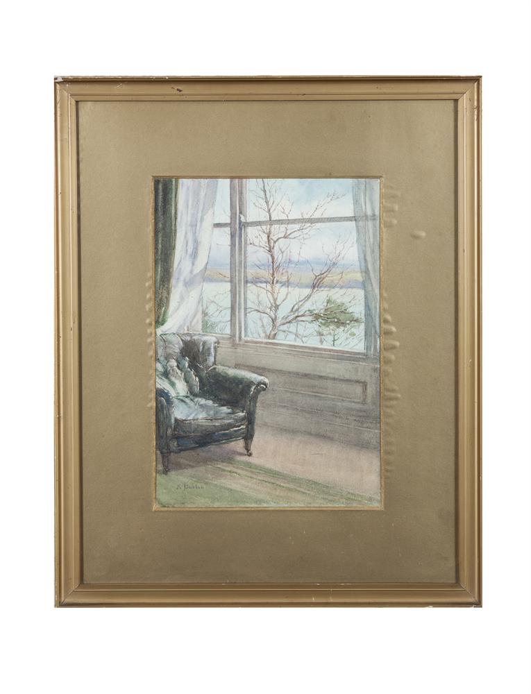 Lady Kate Dobbin (1868-1955)From My WindowWatercolour, 24 x 35cm (9½ x 13¾'')Signed, title inscribed - Image 2 of 2