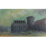 Peter Pearson (b.1957)Dublin Castle, Chapel RoyalOil on canvas on board, 43 x 71cm (17 x 28)Signed