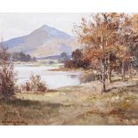 Maurice C. Wilks RUA ARHA (1910-1984) Autumn Day, Ards, Creeslough, Co. DonegalOil on canvas, 59.5 x