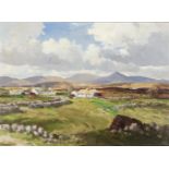 Maurice C. Wilks RUA ARHA (1910-1984) Sunlight and Shadow, Ross's Country, Co. DonegalOil on canvas,