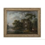GEORGE BARRET RA (1732-1784)View of Tintern Abbey, Co. WexfordOil on canvas, 40 x 53cmProvenance: