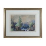 ***ADDITIONAL LOT***19TH CENTURY SCHOOLRiver and Mountain landscapeWatercolour, 24 x 36cm