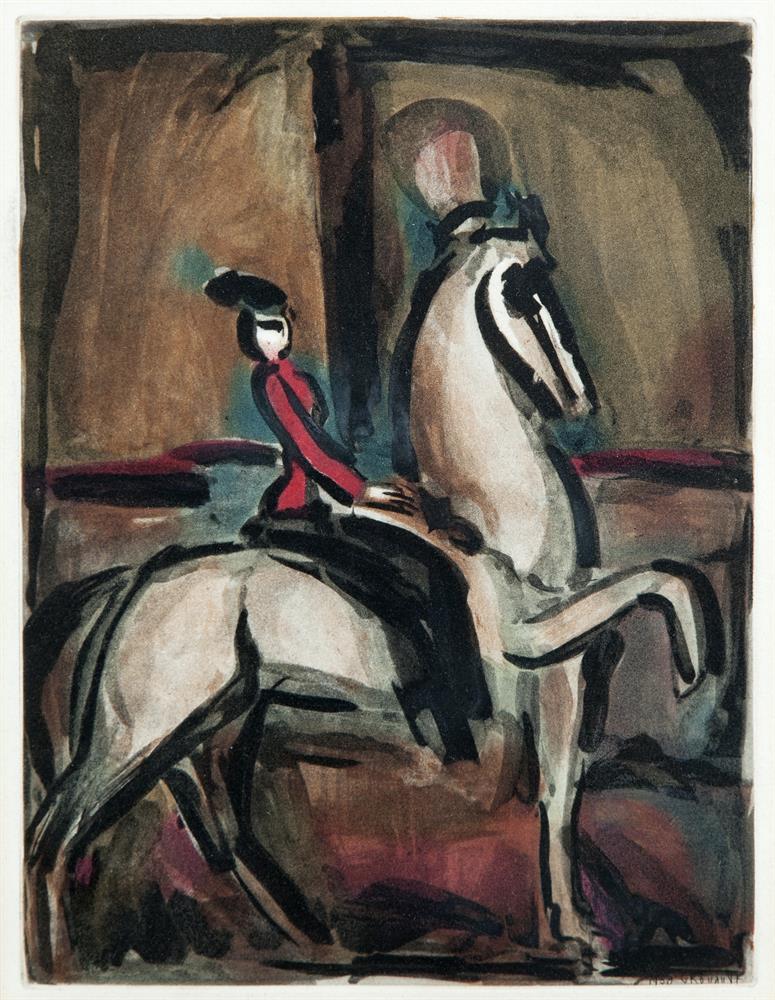 GEORGES ROUAULT (1871-1958)Amazone, from CirqueColour aquatint, 31 x 24cmProvenance: With London - Image 2 of 2