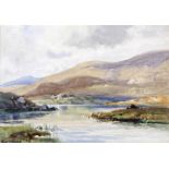 Frank McKelvey RHA RUA (1895-1974)Connemara LandscapeWatercolour, 25.5 x 37cm (9¾ x 14½'')Signed