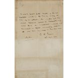 PADRAIG PEARSE (1879 - 1916) THE FINAL ORDER OF SURRENDER, EASTER 1916. Written in Ink on Paper,