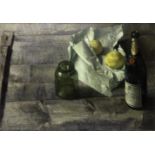 Patrick Hennessy RHA (1915-1980)Still Life with Champagne BottleOil on canvas, 51 x 71cm (20 x