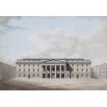 Francis Johnston (1760-1829)An important watercolour showing the front elevation of the proposed