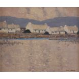 Paul Henry RHA (1876-1958)Cottages (1930-35)Oil on board, 25.4 x 29.9cm (10 x 11¾'')