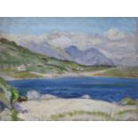 Estella Frances Solomons HRHA (1882-1968)West Kerry Coastal LandscapeOil on board, 26.5 x