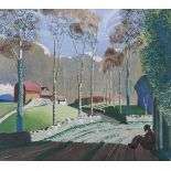 Liam Proud (1920-1995)Farmstead and Trees, Co. DublinOil on canvas, 45.5 x 51cmSigned; also signed