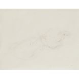 Jean FAUTRIER (1898-1964)Nu, 1945Dessin à l’encre et crayon.Monogrammé en bas à droite.31.5 x 40