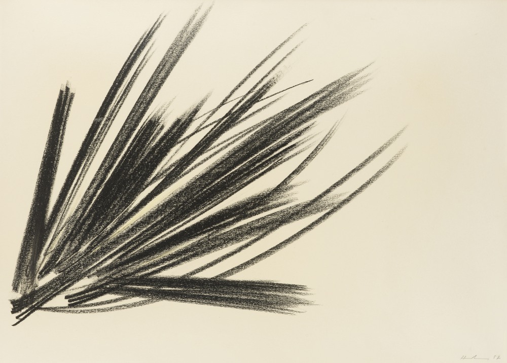 Hans HARTUNG (1904-1989)Composition P 1957Pastel.Signé et daté en bas à droite.49 x 63